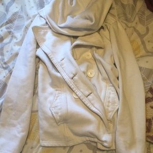 White pea coat from wet seal